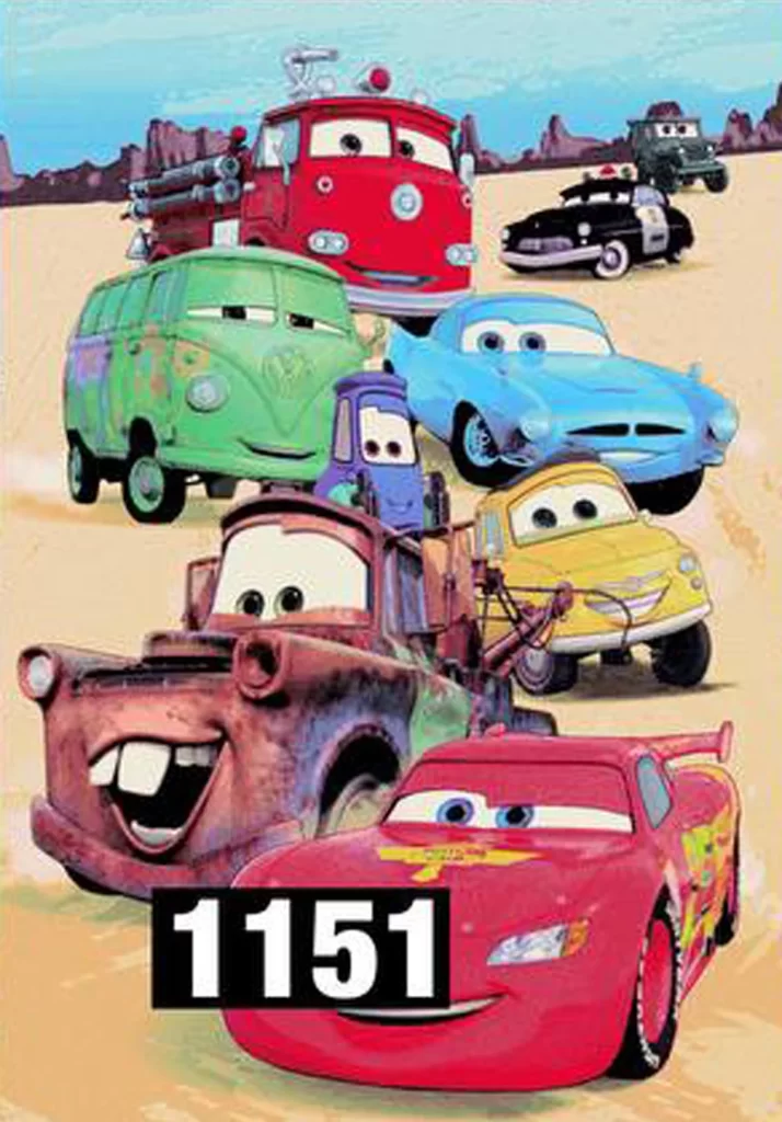 فرش کودک ماشین ها کد 1151